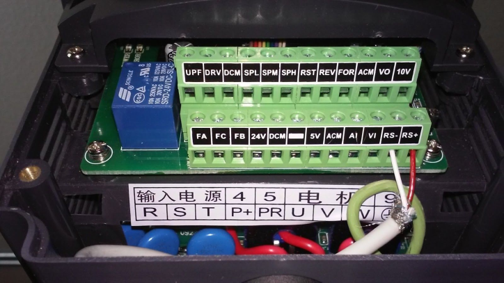 Connecting a Huanyang VFD