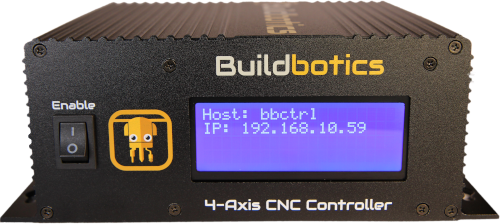 Buildbotics CNC controller's IP address