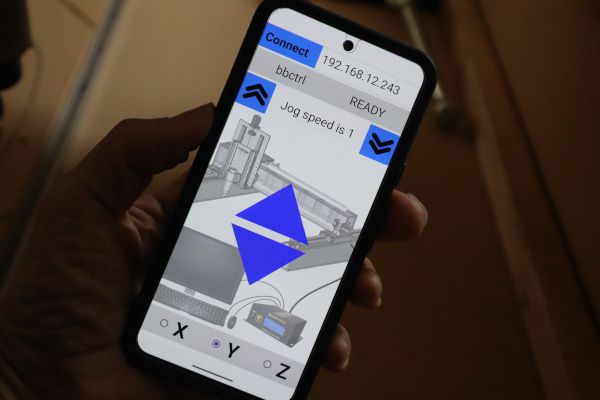 Creating a CNC Jogging App for an Android Phone